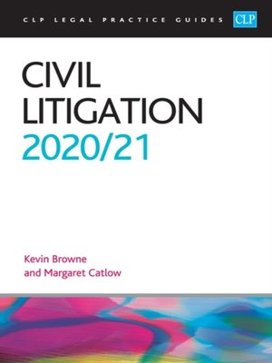 cover image of Civil Litigation 2020/2021